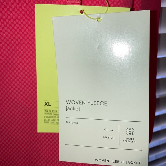 All in Motion Girls Pink Hooded Jacket - Picture 3 of 7